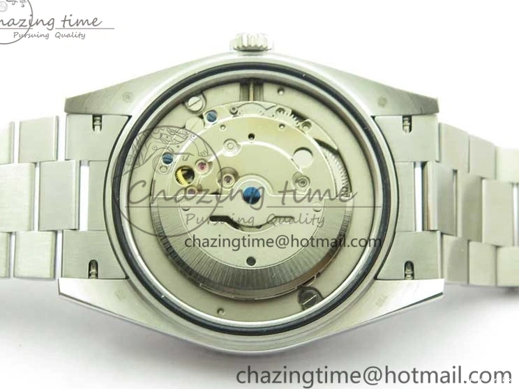 0417 Day Date 40mm SS BP Maker Best Edition Diamond Bezel Blue Dial Arabic Markers On SS Bracelet A Lightweight 2883